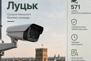За допомогою камер у Луцьку розкрили понад 80 злочинів