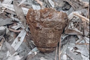 Волиняни знайшли рештки снаряду