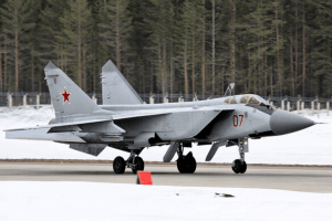 Згорів один із МіГ-31К на білоруському військовому аеродромі в Мачулищах