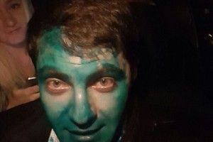 Сакварелідзе у Харкові облили «зеленкою»