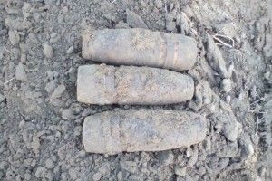На Рівненщині виявили шість мінометних мін та три снаряди 