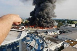 У Німеччині згорів найбільший парк розваг
