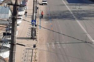 У Луцьку біля «Завокзального» ринку на парковці домалювали місця для інвалідів