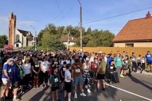 Цьогоріч кількість учасників забігу на підтримку Захисників у Нововолинську зросла майже вдвічі