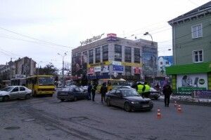 У центрі Рівного – аварія