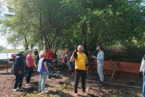 Переселенці разом із місцевими мешканцями навели лад у місті на Волині