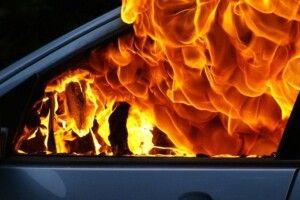 На Волині горів автомобіль