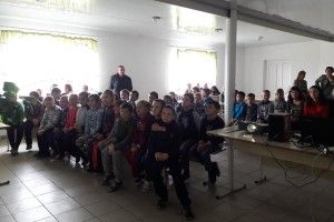 Школярів зі Звірова вчили розрізняти сліди звірів