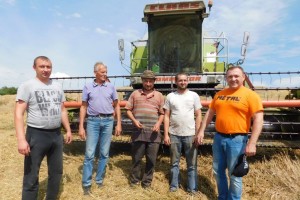 Першим жнивувати на Волині почав аграрій-спортсмен