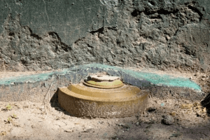 У Рівному жінка натрапила на «міну», присипану сміттям