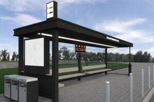 На «розумних зупинках» у Луцьку встановлять камери, сонячні батареї, wi-fi та місця для зарядки гаджетів