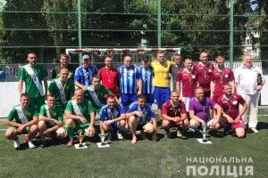 І серед волинських поліцейських є свої Мессі, Роналду, Зінченко і Лунін