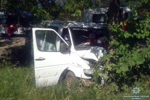 Біля Володимира-Волинського бус врізався у дерево, є постраждалі