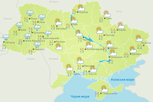 Погода: парасоля знадобиться (Карти гідрометеоцентру і пісня)