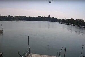 З'явилося відео падіння вертольота в Польщі