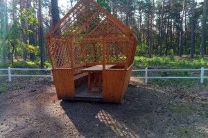 З лісової альтанки вночі зняли покрівлю