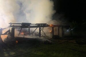 У господарів на Рівненщині згоріла худоба