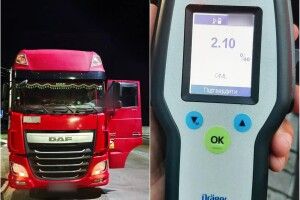 На Волині вночі зупинили п'яного водія вантажівки