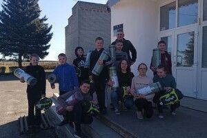 Ліцеїсти Горохівщини отримали несподівані гостинці завдяки своєму вчителю фізкультури, який повернувся з війни