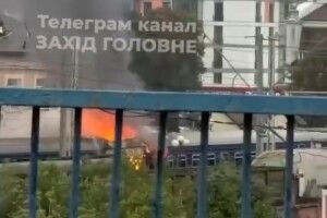 В обласному центрі Волині дрон влучив у пасажирський потяг