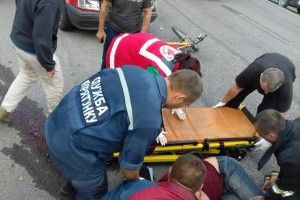 Давши раду червоному півню, пожежники ще й урятували травмованого велосипедиста (фото)