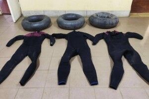 Троє ухилянтів намагалися втекти з країни, перепливши річку в гідрокостюмах