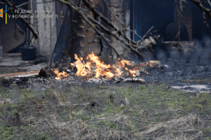 У Луцьку господиня ледве не спалила двоповерховий будинок (Фото, відео)