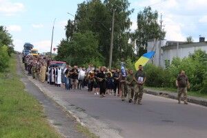Воїн приєднався до лав Небесного Легіону: на Волині в останню дорогу провели командира з 100-ї бригади