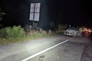 Перекинуте авто в кюветі і 5 постраждалих: на швидкісній трасі волинянин спричинив ДТП