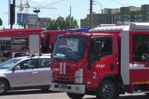 У Луцьку біля «Юванта» працювали пожежники (Фото, Відео) 