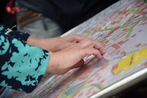Вперше в Україні: у Луцькому замку встановили тактильну карту історичної частини міста (Фото)