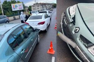 На Волині в одну секунду постраждали  три автівки