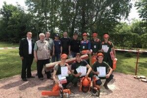 У Шацькому лісовому коледжі визначали кращих вальників лісу 