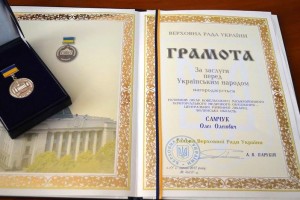 Медика з Ковеля відзначено Грамотою за заслуги перед Українським народом