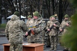 На Волині новобранці прикордонного загону урочисто склали військову присягу
