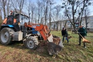 У місті на Волині тепловики два дні поспіль чепурили місто до весни