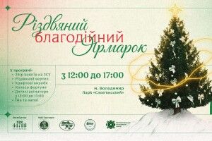 На Волині місто запрошує на благодійний різдвяний ярмарок