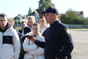 У Луцьку студентам продемонстрували роботу безпілотників