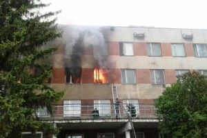 У Львові горіло локомотивне депо