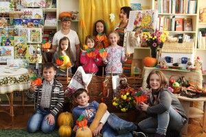 У Волинській обласній бібліотеці для дітей гарбузячили читачі (фото)