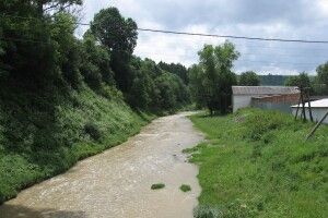 На Львівщині троє жінок та дитина застрягли машиною в річці