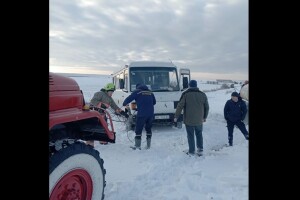 На Волині у замет на дорозі потрапив автобус з пасажирами