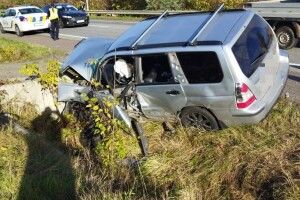 Внаслідок автопригоди на Дубенщині травмувалася киянка