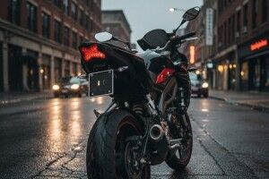 Без шолома, прав, страховки та номера: у Луцьку зупинили 19-річного мотоцикліста