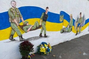 У місті на Волині в муралі увіковічнили пам’ять полеглих Захисників (Фото) 