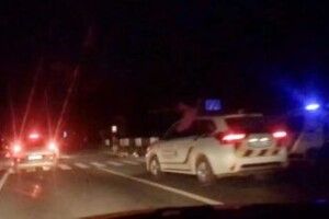 На волинській трасі автомобіль збив велосипедиста (Відео) 