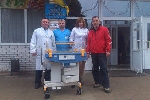 Австрійці передали на Волинь чотири інкубатори для виходжування передчасно народжених діток