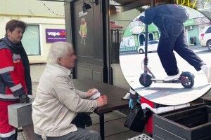 У Рівному підліток на електросамокаті збив чоловіка