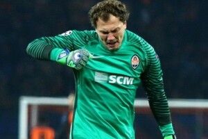 Пятова визнали кращим воротарем туру Ліги чемпіонів