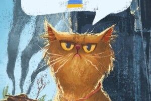 Обличчя народу: українці жартують про вираз морди врятованого кота з Бородянки